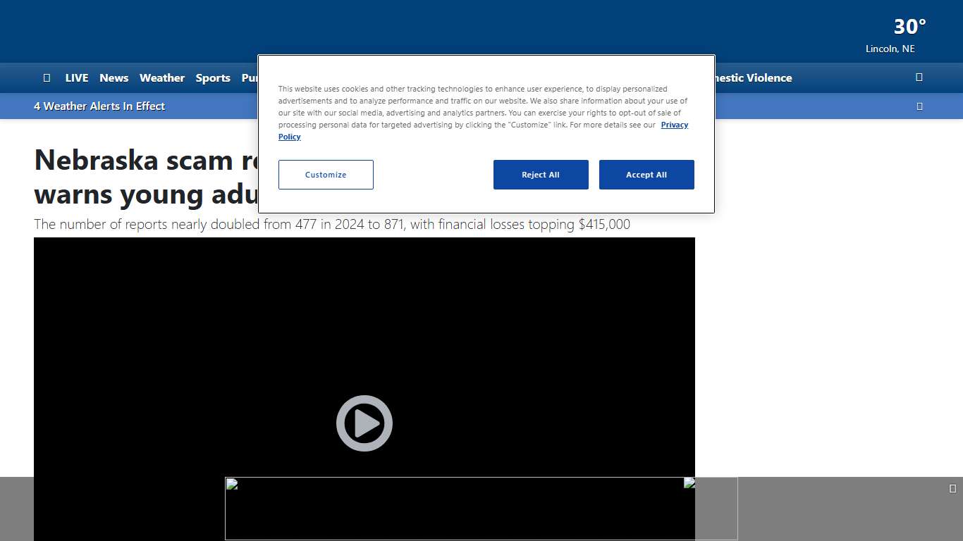 Nebraska scam reports jump 82% in 2025, BBB warns young adults at risk
